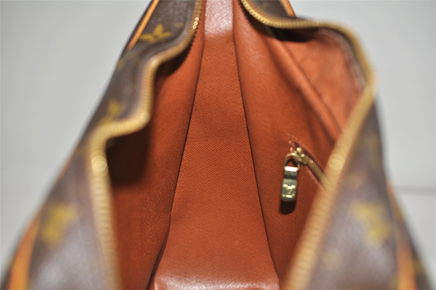 Authentic Louis Vuitton Monogram Boulogne 30 Shoulder Cross Bag M52165 LV 3053K