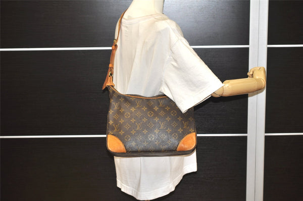 Authentic Louis Vuitton Monogram Boulogne 30 Shoulder Cross Bag M52165 LV 3053K