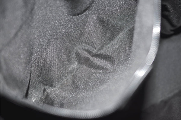 Authentic GUCCI Jackie Hand Tote Bag GG Canvas Leather 0021064 Black 3054J