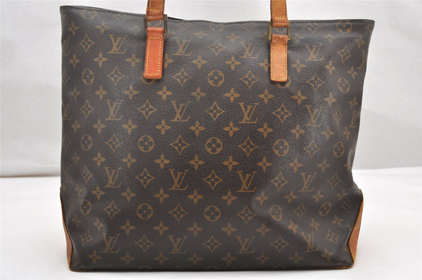 Authentic Louis Vuitton Monogram Cabas Mezzo Shoulder Tote Bag M51151 Junk 3054K