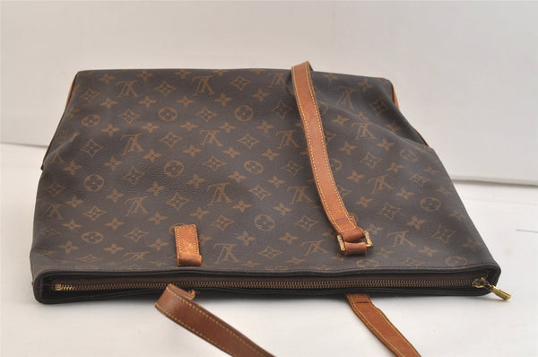 Authentic Louis Vuitton Monogram Cabas Mezzo Shoulder Tote Bag M51151 Junk 3054K
