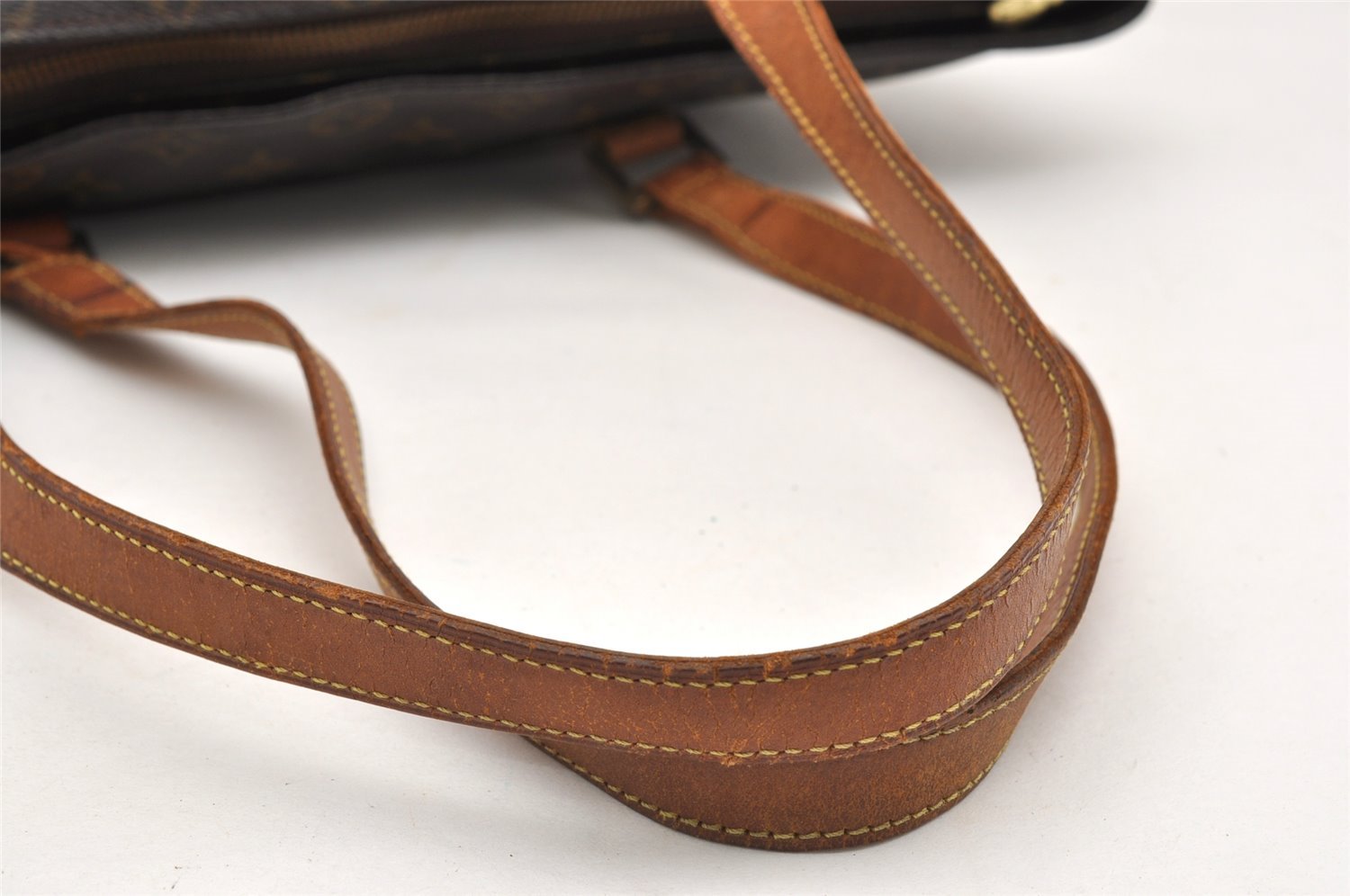 Authentic Louis Vuitton Monogram Cabas Mezzo Shoulder Tote Bag M51151 Junk 3054K