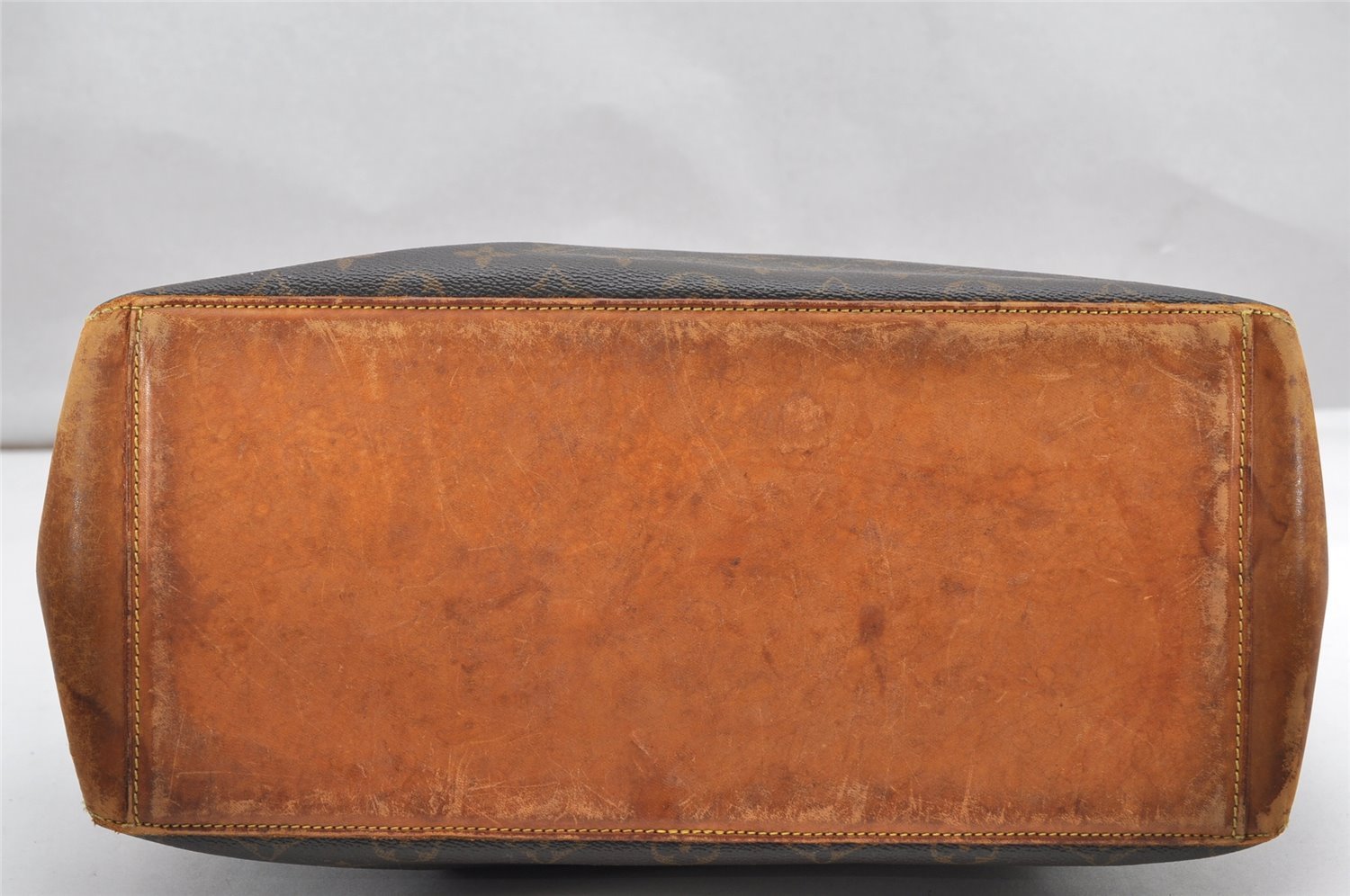 Authentic Louis Vuitton Monogram Cabas Mezzo Shoulder Tote Bag M51151 Junk 3054K