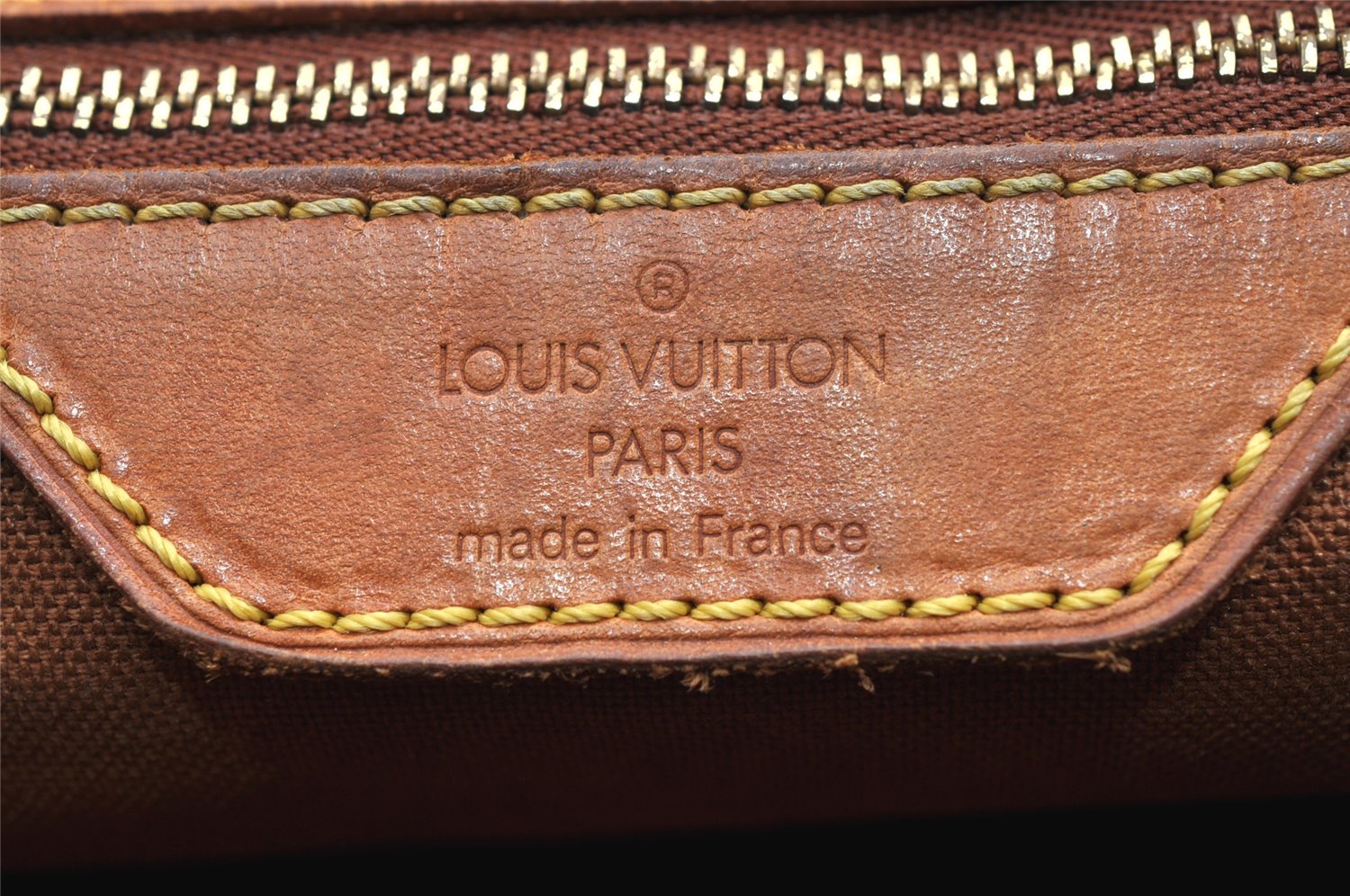 Authentic Louis Vuitton Monogram Cabas Mezzo Shoulder Tote Bag M51151 Junk 3054K