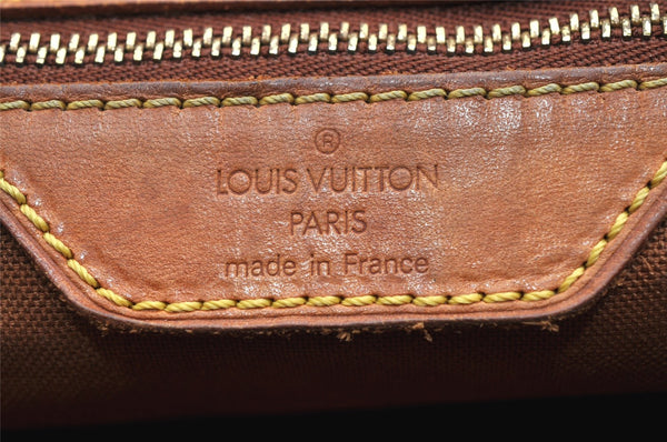 Authentic Louis Vuitton Monogram Cabas Mezzo Shoulder Tote Bag M51151 Junk 3054K