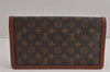 Authentic Louis Vuitton Monogram Pochette Dame GM M51810 Clutch Hand Bag 3055J