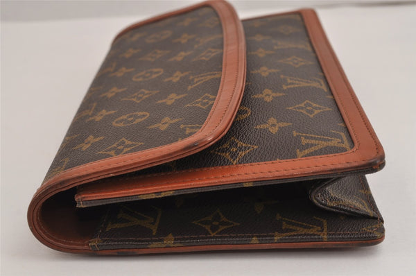 Authentic Louis Vuitton Monogram Pochette Dame GM M51810 Clutch Hand Bag 3055J