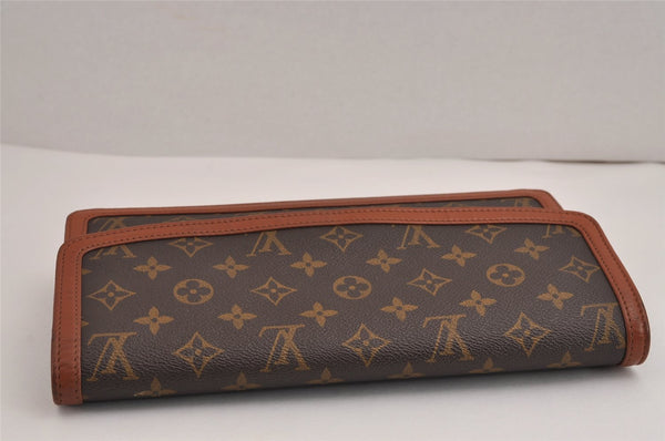 Authentic Louis Vuitton Monogram Pochette Dame GM M51810 Clutch Hand Bag 3055J