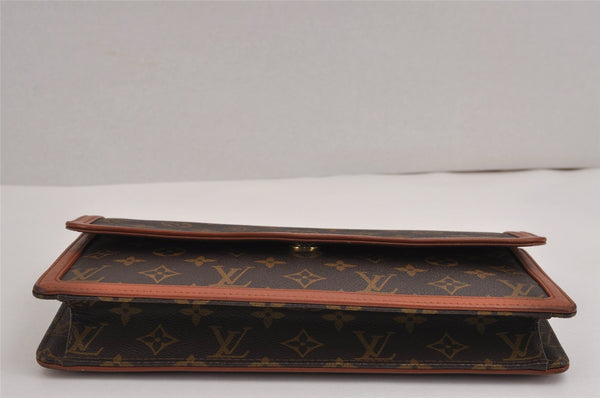 Authentic Louis Vuitton Monogram Pochette Dame GM M51810 Clutch Hand Bag 3055J