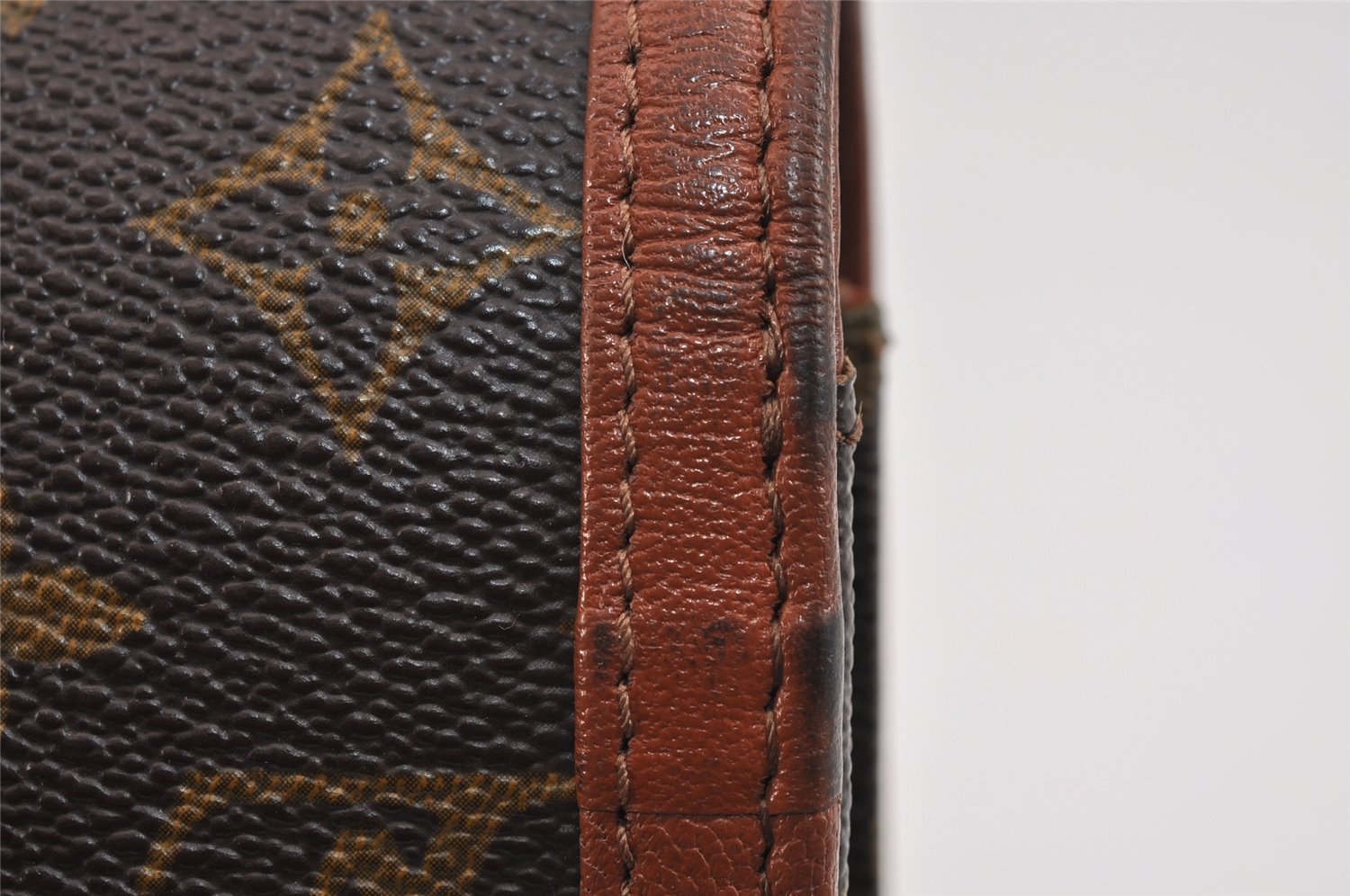 Authentic Louis Vuitton Monogram Pochette Dame GM M51810 Clutch Hand Bag 3055J