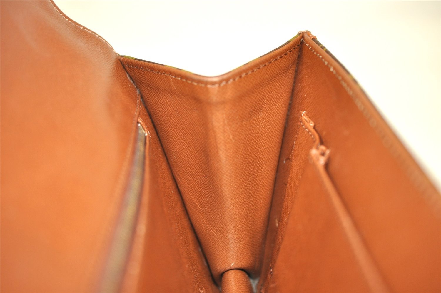 Authentic Louis Vuitton Monogram Pochette Dame GM M51810 Clutch Hand Bag 3055J