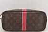 Authentic Louis Vuitton Mon Monogram Initial Neverfull PM Tote Bag LV 3055K