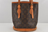 Authentic Louis Vuitton Monogram Bucket PM Shoulder Tote Bag M42238 LV 3056K