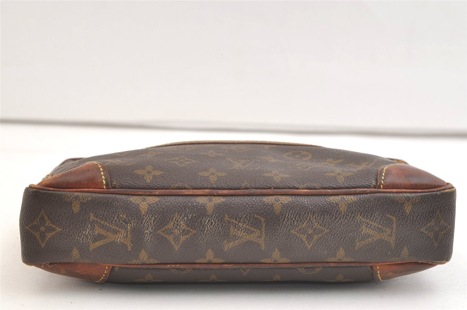 Authentic Louis Vuitton Monogram Marly Dragonne Clutch Hand Bag Old Model 3057K
