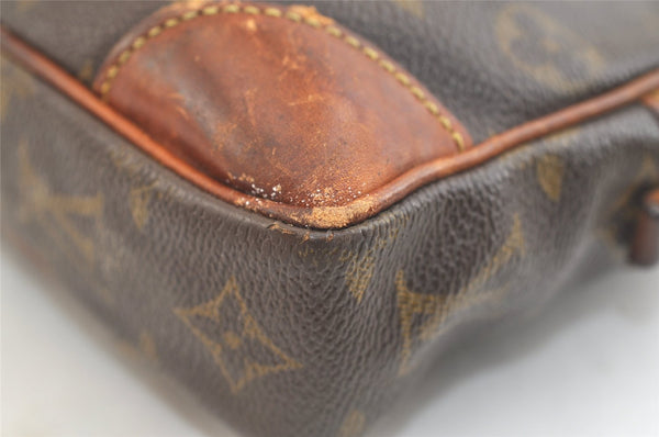 Authentic Louis Vuitton Monogram Marly Dragonne Clutch Hand Bag Old Model 3057K