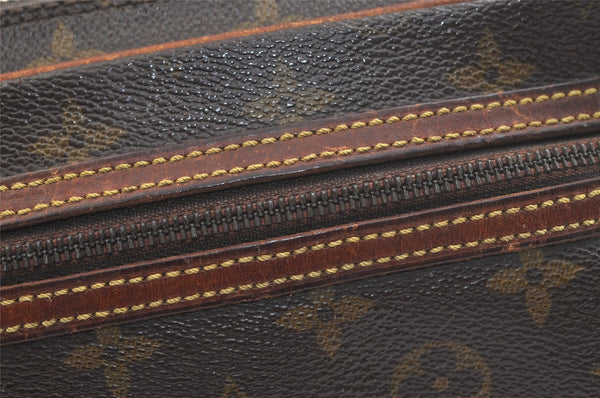 Authentic Louis Vuitton Monogram Marly Dragonne Clutch Hand Bag Old Model 3057K