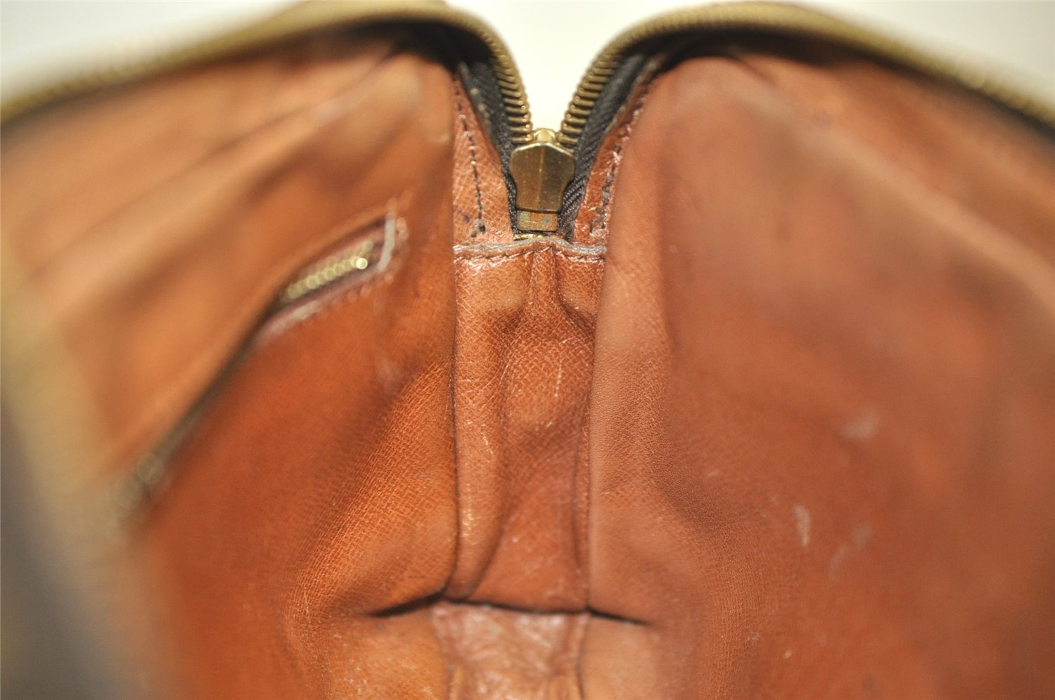 Authentic Louis Vuitton Monogram Marly Dragonne Clutch Hand Bag Old Model 3057K