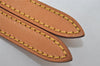 Authentic Louis Vuitton Leather Shoulder Strap For Bucket PM 27.6" Beige 3058I