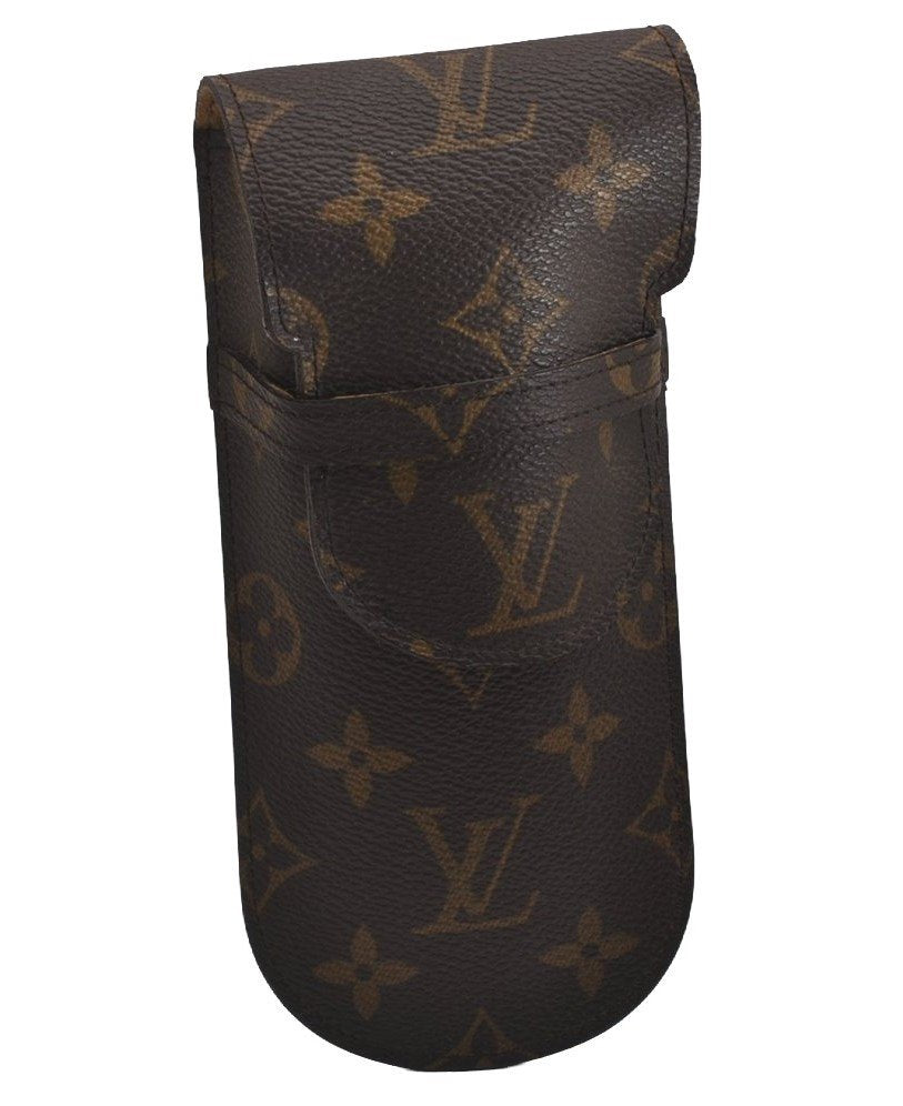 Authentic Louis Vuitton Monogram Etui Lunette Rabat Glasses Case M62970 LV 3058J