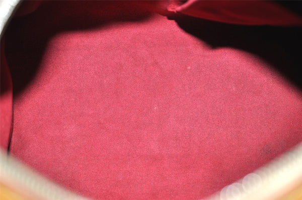 Auth Louis Vuitton Monogram Multicolor Priscilla Hand Bag White M40096 LV 3058K