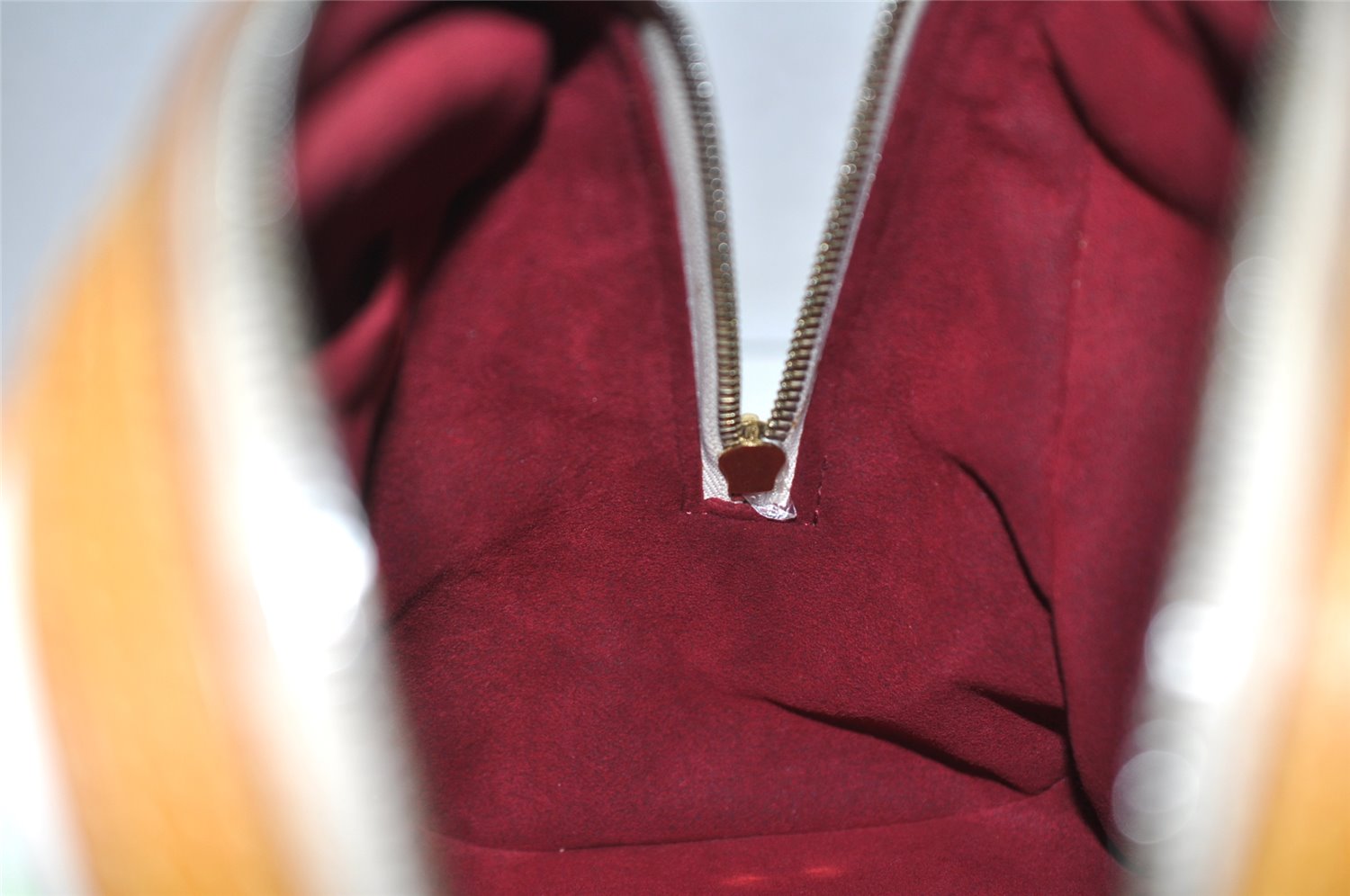 Auth Louis Vuitton Monogram Multicolor Priscilla Hand Bag White M40096 LV 3058K