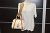 Auth Louis Vuitton Monogram Multicolor Priscilla Hand Bag White M40096 LV 3058K