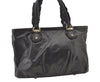 Authentic GUCCI Vintage Shoulder Tote Bag Leather 189842 Black 3059J