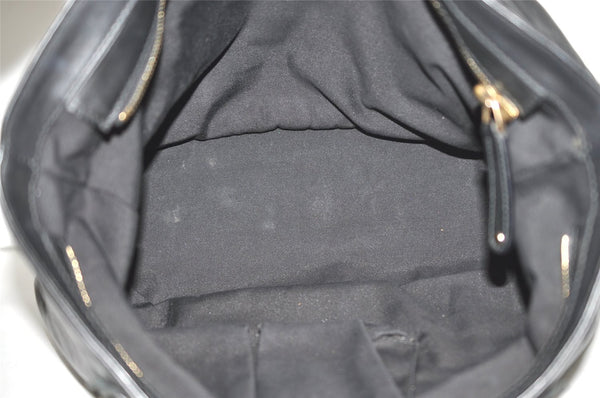 Authentic GUCCI Vintage Shoulder Tote Bag Leather 189842 Black 3059J