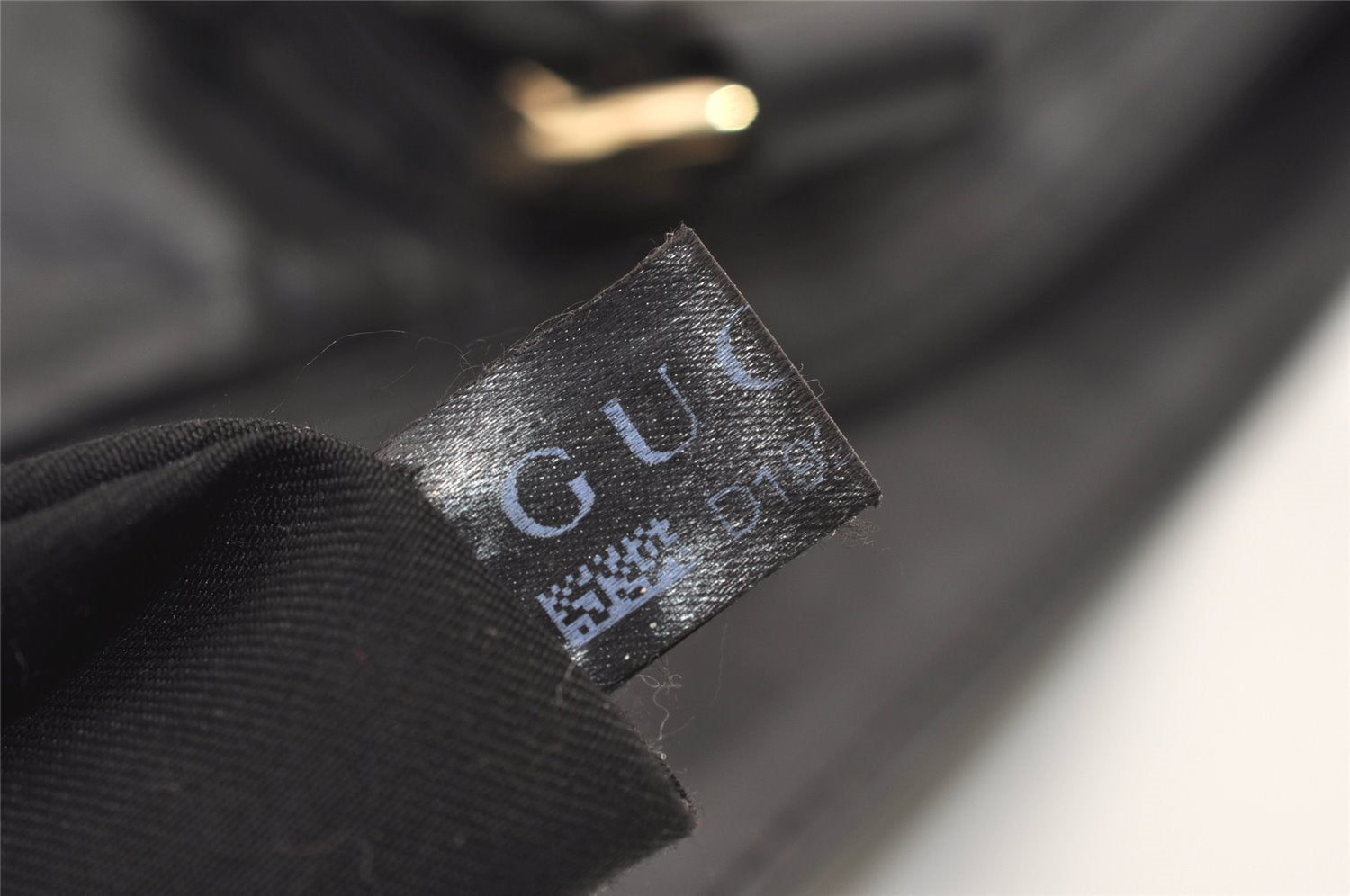 Authentic GUCCI Vintage Shoulder Tote Bag Leather 189842 Black 3059J