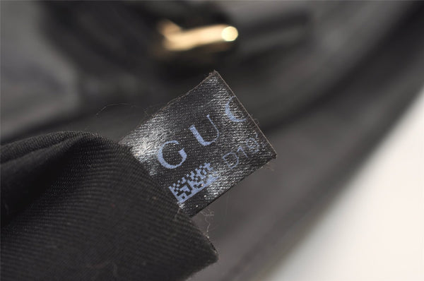 Authentic GUCCI Vintage Shoulder Tote Bag Leather 189842 Black 3059J