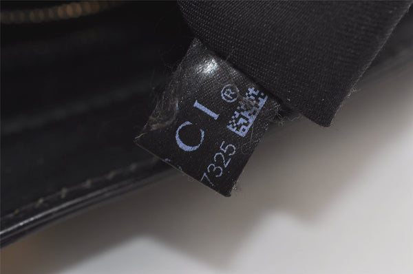 Authentic GUCCI Vintage Shoulder Tote Bag Leather 189842 Black 3059J