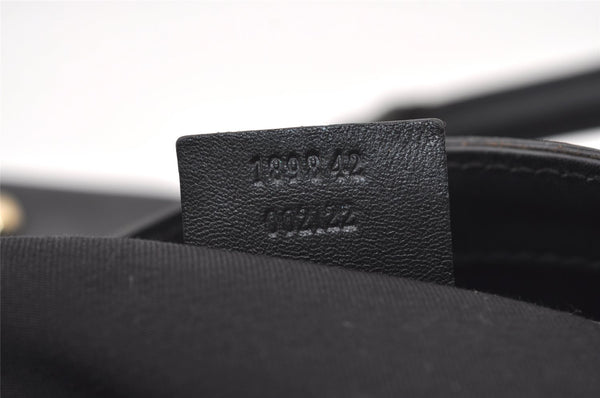 Authentic GUCCI Vintage Shoulder Tote Bag Leather 189842 Black 3059J