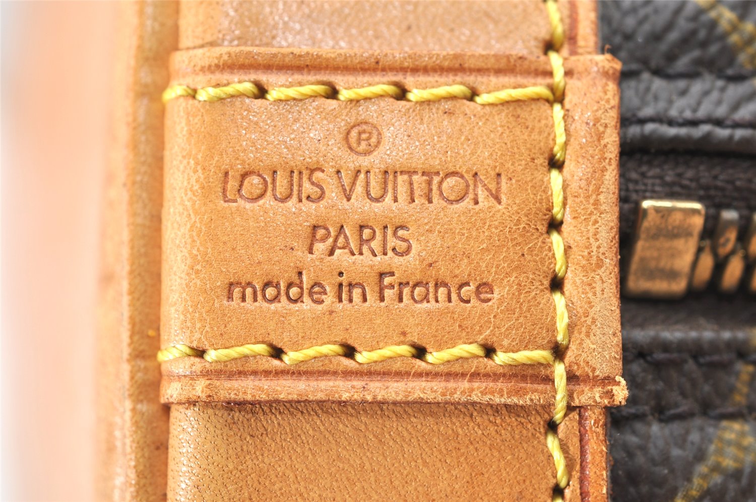 Authentic Louis Vuitton Monogram Alma Hand Bag Purse M51130 LV 3059K