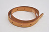 Authentic Louis Vuitton Leather Shoulder Strap For Bucket PM 27.6" Beige 3060I