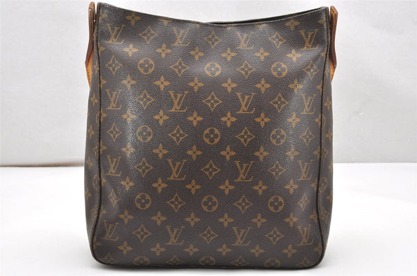 Authentic Louis Vuitton Monogram Looping GM Shoulder Bag M51145 LV Junk 3060K