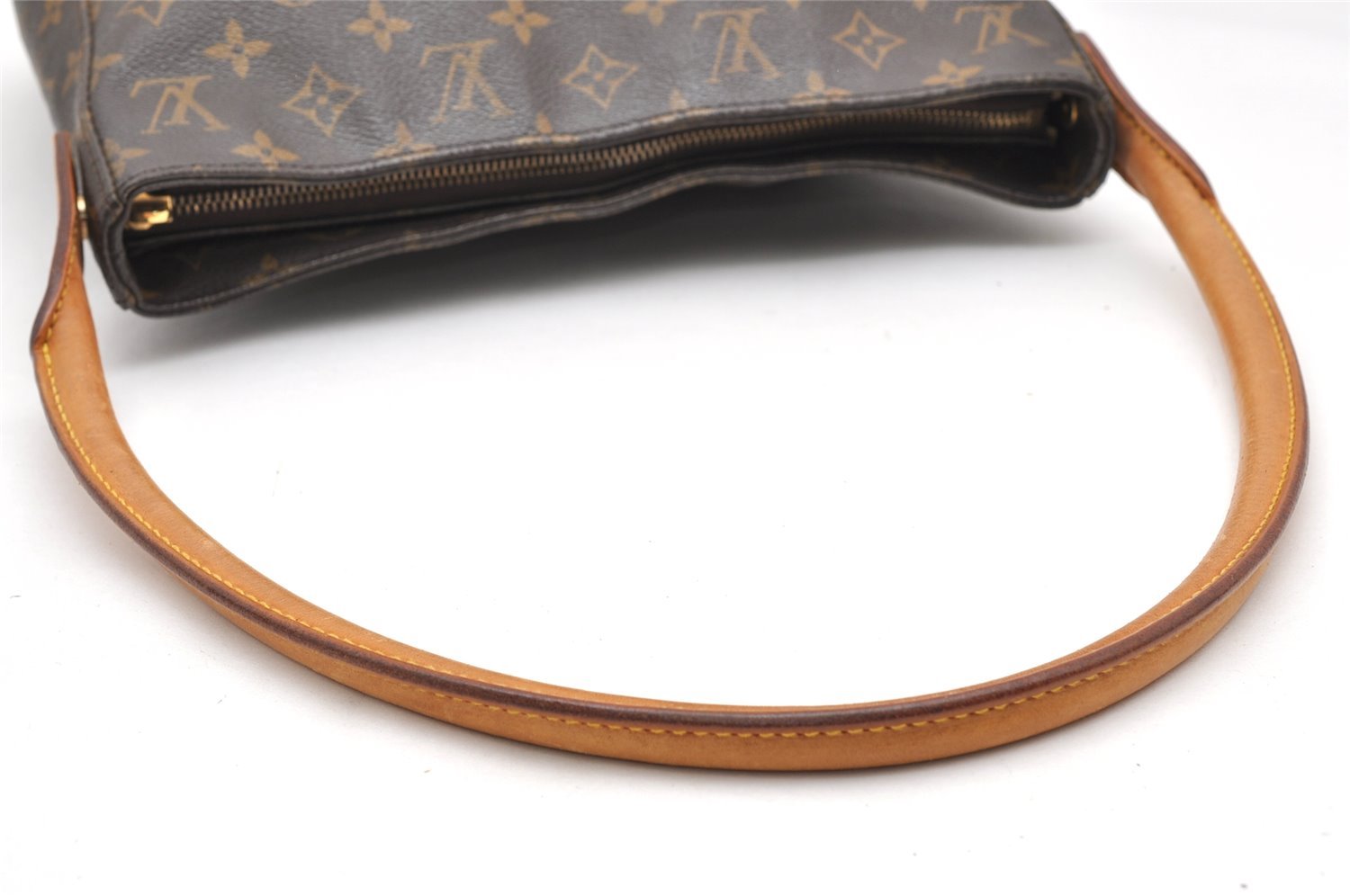 Authentic Louis Vuitton Monogram Looping GM Shoulder Bag M51145 LV Junk 3060K