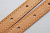 Authentic Louis Vuitton Leather Shoulder Strap For Bucket PM 27.6" Beige 3061I