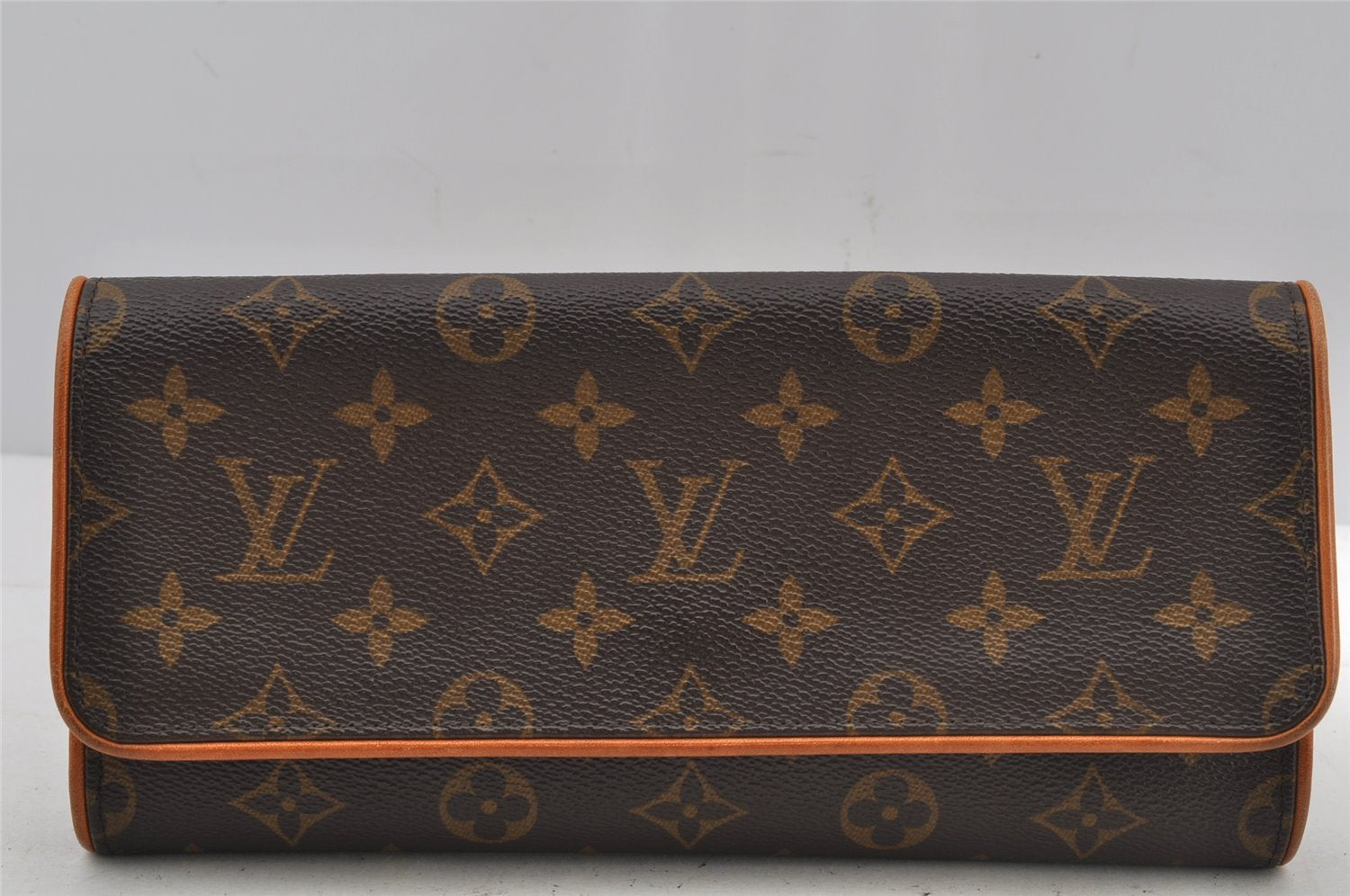 Authentic Louis Vuitton Monogram Pochette Twin GM Shoulder Bag M51852 LV 3062J