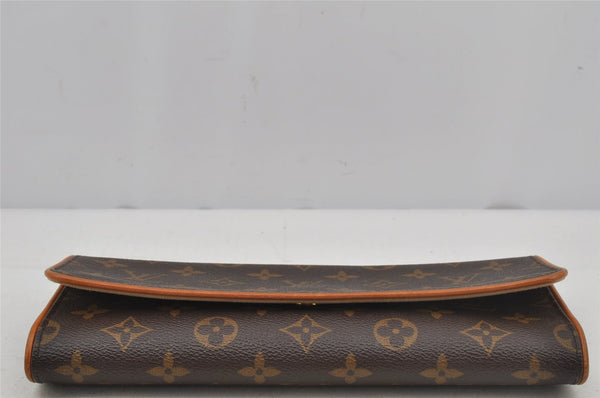 Authentic Louis Vuitton Monogram Pochette Twin GM Shoulder Bag M51852 LV 3062J