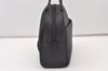 Authentic Burberrys Vintage Suede Leather Shoulder Hand Bag Purse Black 3063J