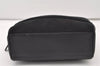Authentic Burberrys Vintage Suede Leather Shoulder Hand Bag Purse Black 3063J