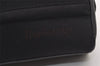 Authentic Burberrys Vintage Suede Leather Shoulder Hand Bag Purse Black 3063J
