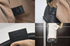 Authentic GUCCI GG Marmont Chain Shoulder Cross Bag Leather 447632 Black 3063M