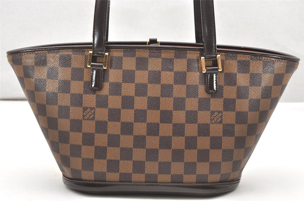 Authentic Louis Vuitton Damier Manosque PM Shoulder Tote Bag N51121 LV 3065K