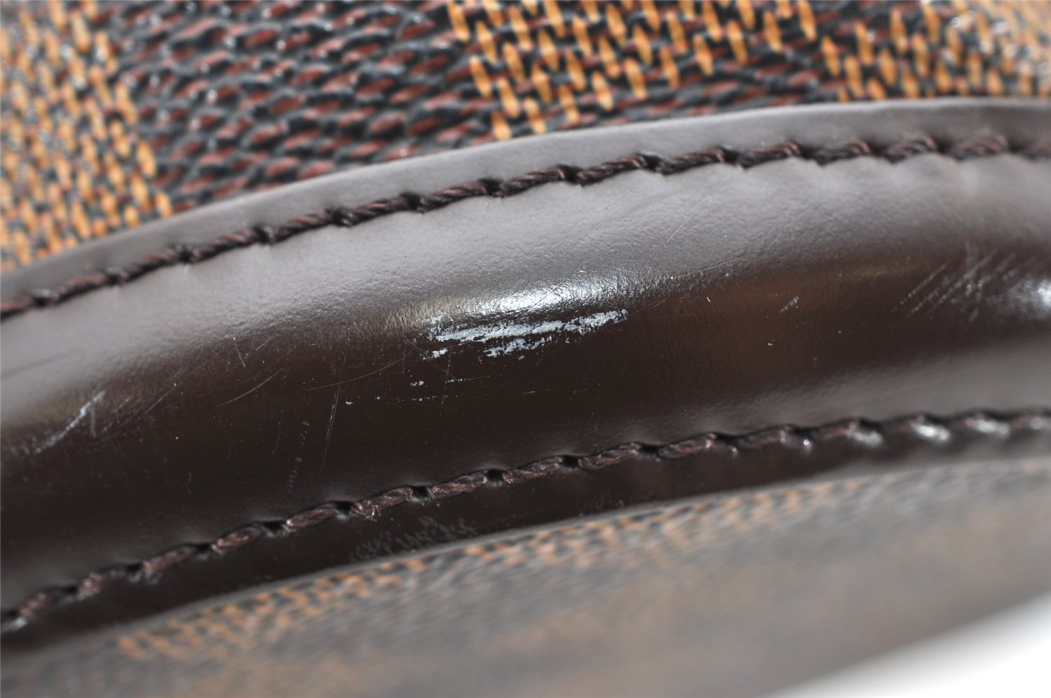 Authentic Louis Vuitton Damier Manosque PM Shoulder Tote Bag N51121 LV 3065K