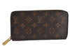 Authentic Louis Vuitton Monogram Zippy Long Wallet Purse M60017 LV 3067K