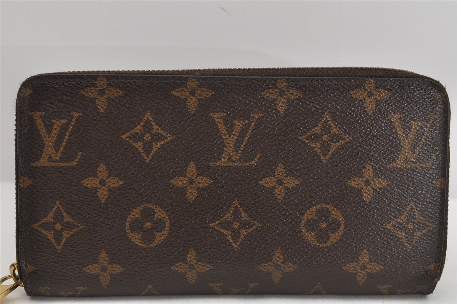 Authentic Louis Vuitton Monogram Zippy Long Wallet Purse M60017 LV 3067K