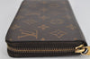 Authentic Louis Vuitton Monogram Zippy Long Wallet Purse M60017 LV 3067K