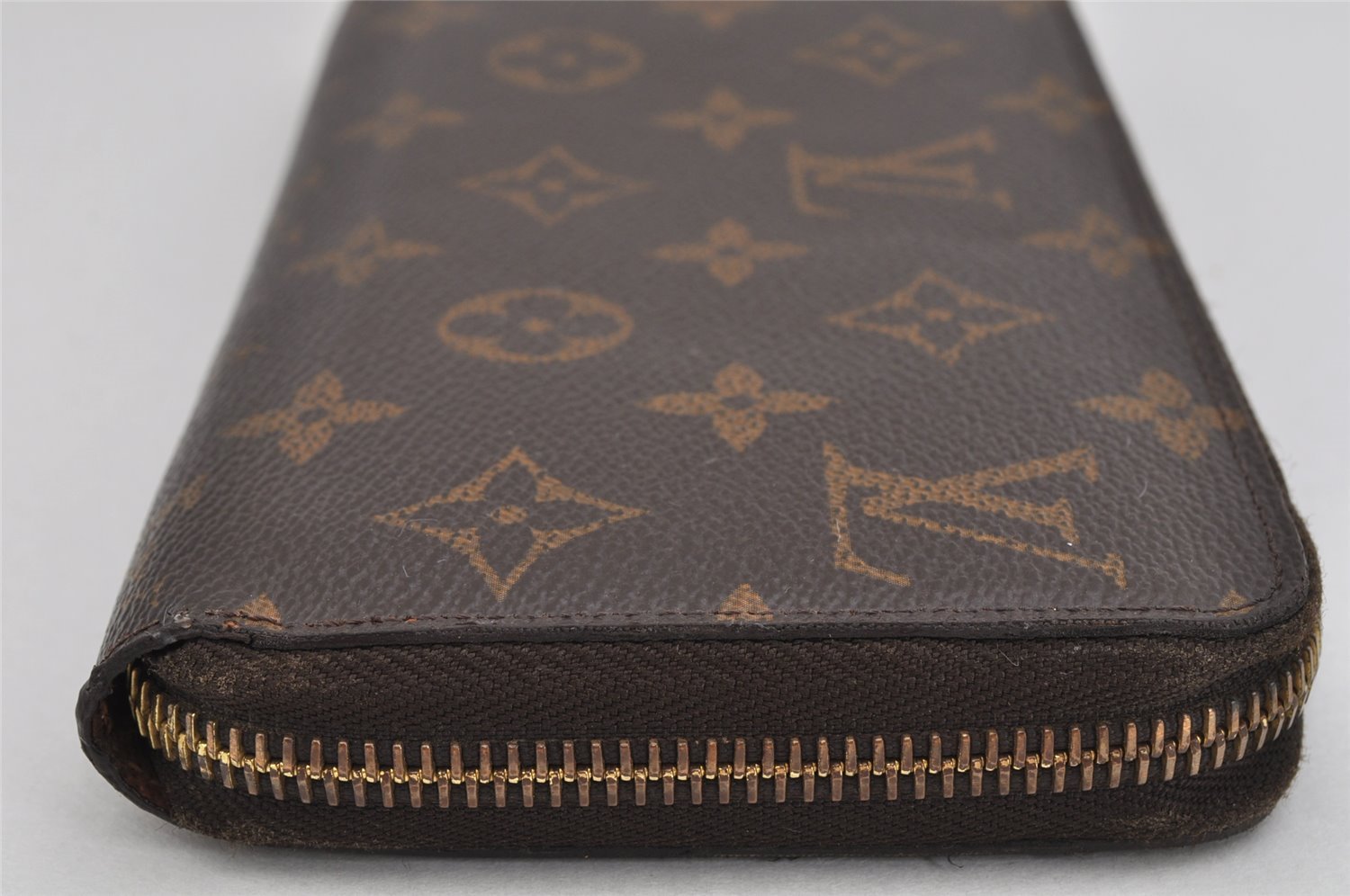 Authentic Louis Vuitton Monogram Zippy Long Wallet Purse M60017 LV 3067K