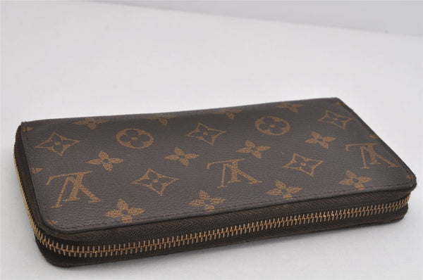 Authentic Louis Vuitton Monogram Zippy Long Wallet Purse M60017 LV 3067K